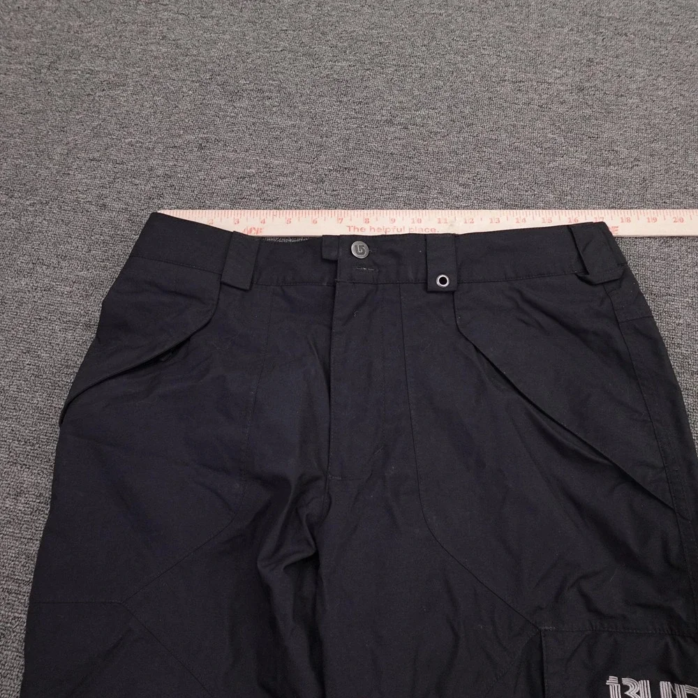Burton Snow Pants Mens 34x32 Black DRYRIDE Poacher Insulated Ski Snowboard